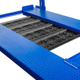 8,500 lbs 4-post car lift with caster kits for home garage auto storage and vehicle parking