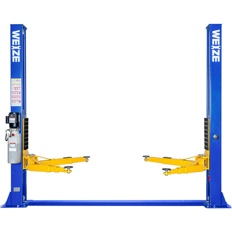 Two Post Automotive Lift, 11000 lbs Capacity with 220V 3HP Motor and Double Point Lock Release