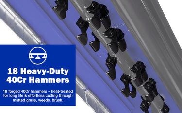 BILT HARD brush cutter heavy-duty 40Cr hammer blades