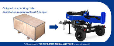 BILT HARD log splitter package