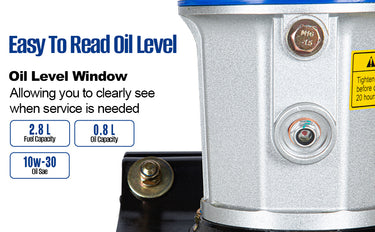 BILT HARD engine easy read oil level window design