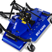 BILT HARD 60” 3 Point PTO Finish Mower – Category 1 Hitch, 15-45HP Tractor, Adjustable Cutting Height 0.4”-4”, 4-Wheel Design, Cast Iron Gearbox, Rear Discharge