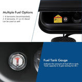 BILT HARD 135,000 BTU Forced Air Kerosene Heater, Portable Torpedo Space Heater with Movable Wheels, Thermostat Control, Overheat Protection, CSA Listed 