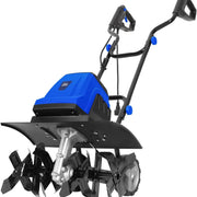 BILT HARD 18 Inch Electric Tiller Cultivator, Corded 15 Amp 6 Steel Tines Tillers for Gardening, Garden Rototiller for Soil Digging with Adjustable Wheels 