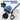 BILT HARD 18 Inch Electric Tiller Cultivator, Corded 15 Amp 6 Steel Tines Tillers for Gardening, Garden Rototiller for Soil Digging with Adjustable Wheels 