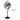 BILT HARD 18" High Velocity Pedestal Oscillating Fan, 3-Speed Industrial Standing Fan with Aluminum Blades, 3850 CFM Heavy Duty Metal Shop Fan 