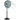 BILT HARD 18" Outdoor Misting Pedestal Fan: 3-Speed, Adjustable Height, 120° Oscillation, Waterproof & UL Listed