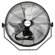 BILT HARD 20 inch Industrial Wall Mount Fan, 4600 CFM 3-Speed High Velocity Wall Fan with Sealed Motor, Heavy Duty Metal Barn Fans UL Listed 