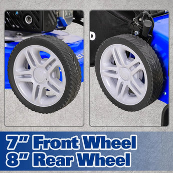 BILT HARD 201cc Push Lawn Mower, 3-in-1 Gas Lawnmower 21 Inch with 4-Cycle Engine, Bagging, Mulching and Side Discharge, Adjustable 10-Positions Cutting Height, Easy Start 