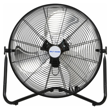 BILT HARD 20" High Velocity Floor Fan, 4600 CFM 3-Speed Industrial Shop Fan with Wall-Mounting System, Heavy Duty Metal Fan for Garage Workshop and Warehouse 