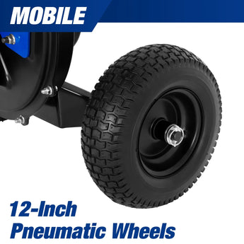 BILT HARD 224cc 7.5hp Gas Powered Wood Chipper 