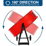 BILT HARD 24" 8100 CFM High Velocity Industrial Drum Fan, 3-Speed Heavy Duty Metal Red Shop Fan for Warehouse, Workshops, Garage, Factory and Basement, UL Listed 