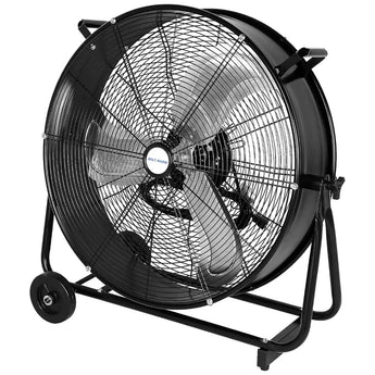 BILT HARD 24" 8100 CFM High Velocity Industrial Drum Fan, 3-Speed Heavy Duty Metal Shop Fan, UL Listed 