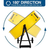 BILT HARD 24" 8100 CFM High Velocity Industrial Drum Fan, 3-Speed Heavy Duty Metal Yellow Shop Fan for Garage, Warehouse, Workshops, Factory and Basement, UL Listed 