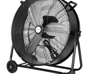 BILT HARD 24" Ultra Quiet Variable Speed High Velocity Drum Fan, DC Motor, 7800 CFM Industrial Heavy Duty Shop Fan for Warehouse, Workshops, Garage and Factory, UL Listed 