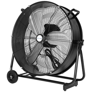 BILT HARD 24" Ultra Quiet Variable Speed High Velocity Drum Fan, DC Motor, 7800 CFM Industrial Heavy Duty Shop Fan for Warehouse, Workshops, Garage and Factory, UL Listed 