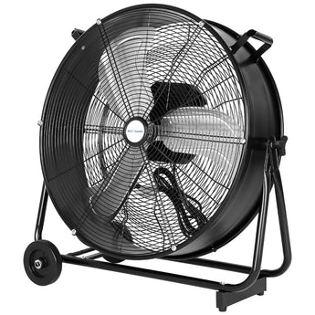 BILT HARD 24" Ultra Quiet Variable Speed High Velocity Drum Fan, DC Motor, 7800 CFM Industrial Heavy Duty Shop Fan for Warehouse, Workshops, Garage and Factory, UL Listed 
