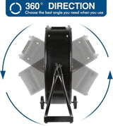 BILT HARD 24" Ultra Quiet Variable Speed High Velocity Drum Fan, DC Motor, 7800 CFM Industrial Heavy Duty Shop Fan for Warehouse, Workshops, Garage and Factory, UL Listed 