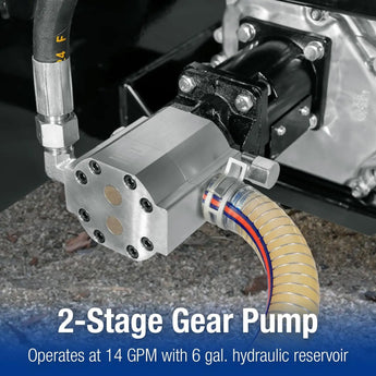 BILT HARD 30-Ton Full Beam Gas Log Splitter: 7.5hp 223cc OHV Engine, 22.6" Stroke 