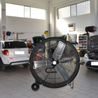 BILT HARD 30" 9100 CFM High Velocity Drum Fan, 2-Speed Heavy Duty Industrial Shop Fan for Commercial, Garage, Warehouse, Workshop, Factory and Basement, UL Listed 