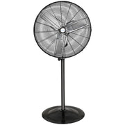 BILT HARD 30" High-Velocity Industrial Pedestal Fan - 3-Speed, Adjustable Height, Aluminum Blades 