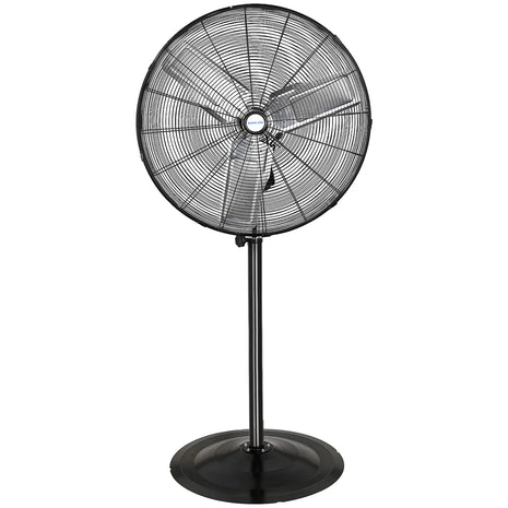 BILT HARD 30" High-Velocity Industrial Pedestal Fan - 3-Speed, Adjustable Height, Aluminum Blades 