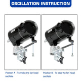 BILT HARD 30" High-Velocity Industrial Pedestal Fan - 3-Speed, Adjustable Height, Aluminum Blades 