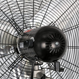 BILT HARD 30" High-Velocity Industrial Pedestal Fan - 3-Speed, Adjustable Height, Aluminum Blades 