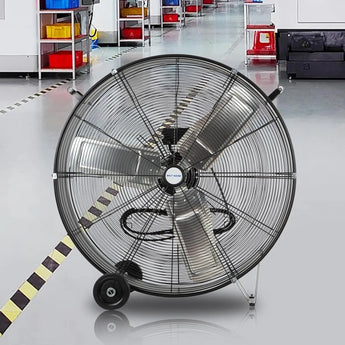 BILT HARD 34 inch 15000 CFM High Velocity Drum Fan, 3-Speed Industrial Heavy Duty Shop Fan for Warehouse, Garage, Commercial, Workshop and Factory - UL Listed - bilthard