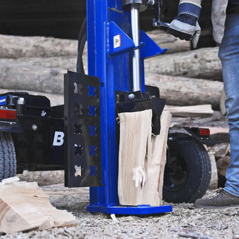BILT HARD 35-Ton Full Beam Gas Log Splitter: 10hp 301cc OHV Engine, 23" Stroke 
