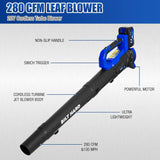 BILT HARD 40V 17" Brushless Cordless Lawn Mower, 2-in-1 12" String Trimmer & Edger and Leaf Blower Combo Set, Electric Battery Lawn Mower Set with 3 x 4.0Ah Batteries and Dual Charger 