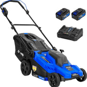 BILT HARD 40V (2x20V) 17" Brushless Cordless Lawn Mower, 2-in-1 Battery Lawn Mower, Push Electric Lawnmower with 6-Position Height Adjustment, 2 x 4.0Ah Batteries & Dual Charger Included 