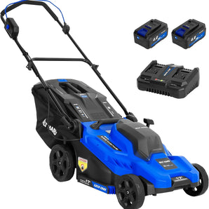 BILT HARD 40V (2x20V) 17" Brushless Cordless Lawn Mower, 2-in-1 Battery Lawn Mower, Push Electric Lawnmower with 6-Position Height Adjustment, 2 x 4.0Ah Batteries & Dual Charger Included 
