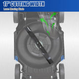 BILT HARD 40V (2x20V) 17" Brushless Cordless Lawn Mower, 2-in-1 Battery Lawn Mower, Push Electric Lawnmower with 6-Position Height Adjustment, 2 x 4.0Ah Batteries & Dual Charger Included 