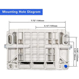 BILT HARD 420cc 15HP Gas Engine with Electric Start, Horizontal Shaft 4 Stroke OHV Gas Motor, Gas Powered Multi-Use Engine 