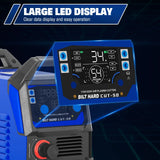 BILT HARD 50A Plasma Cutter, 110V/220V Dual Voltage Pilot Arc Plasma Cutter Machine, 5/8 inch Maximum Cut, IGBT Plasma Cutting Machine with Display Screen 