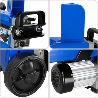 BILT HARD 6.5-Ton Electric Log Splitter, 15Amp Hydraulic Wood Splitter 