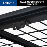 BILT HARD 60" W Garage Shelving 3300 LBS, 72" H x 18" D Storage Shelves, Heavy Duty 5-Tier Metal Shelving Units with Adjustable Shelf, Steel Wire Utility Shelving 