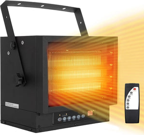 BILT HARD 7500W Electric Garage Heater, 240V Digital Fan-Forced Ceiling Mount Heater with Remote, Hardwired Shop Garage Heater with Thermostat, Overheat Protection, Timer, Ideal for Workshop 