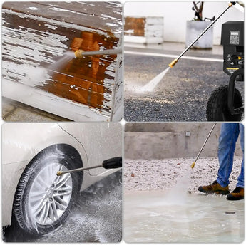 BILT HARD Commercial Pressure Washer, 4000 PSI 4.0 GPM Gas Power Washer Heavy Duty, 302cc Engine, Include Spray Gun and Wand, 5 QC Nozzle Tips, 50 Ft Hose with 3/8" Quick Connect 