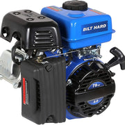 BILT HARD Gas Engine 79cc 2 HP, Gas Motor for Log Splitter, Pressure Washer and Water Pump, EPA & CARB Certified, 4 Stroke OHV Horizontal Shaft with Recoil Start 