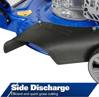 BILT HARD Gas Lawn Mower 20 inch, 144cc 4-Cycle OHV Engine Cordless Lawnmower, 8 Adjustable Cutting Heights Push Mowers for Lawn, Yard and Garden 