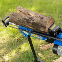 Load image into Gallery viewer, BILT HARD Log Splitter 6.5 Ton with Stand, Wood Electric Powered, Hydraulic Ram, Firewood Splitting Machine Black Stand Wood Splitter 