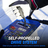 BILT HARD Snow Blower Gas Powered, 24 Inch 2-Stage Self-Propelled 212cc Engine with Electric Start, LED Headlight, 13" Snow Terrain Tires 