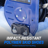 BILT HARD Snow Blower Gas Powered, 24 Inch 2-Stage Self-Propelled 212cc Engine with Electric Start, LED Headlight, 13" Snow Terrain Tires 