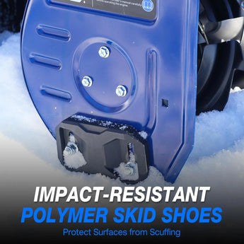 BILT HARD Snow Blower Gas Powered, 24 Inch 2-Stage Self-Propelled 212cc Engine with Electric Start, LED Headlight, 13" Snow Terrain Tires 