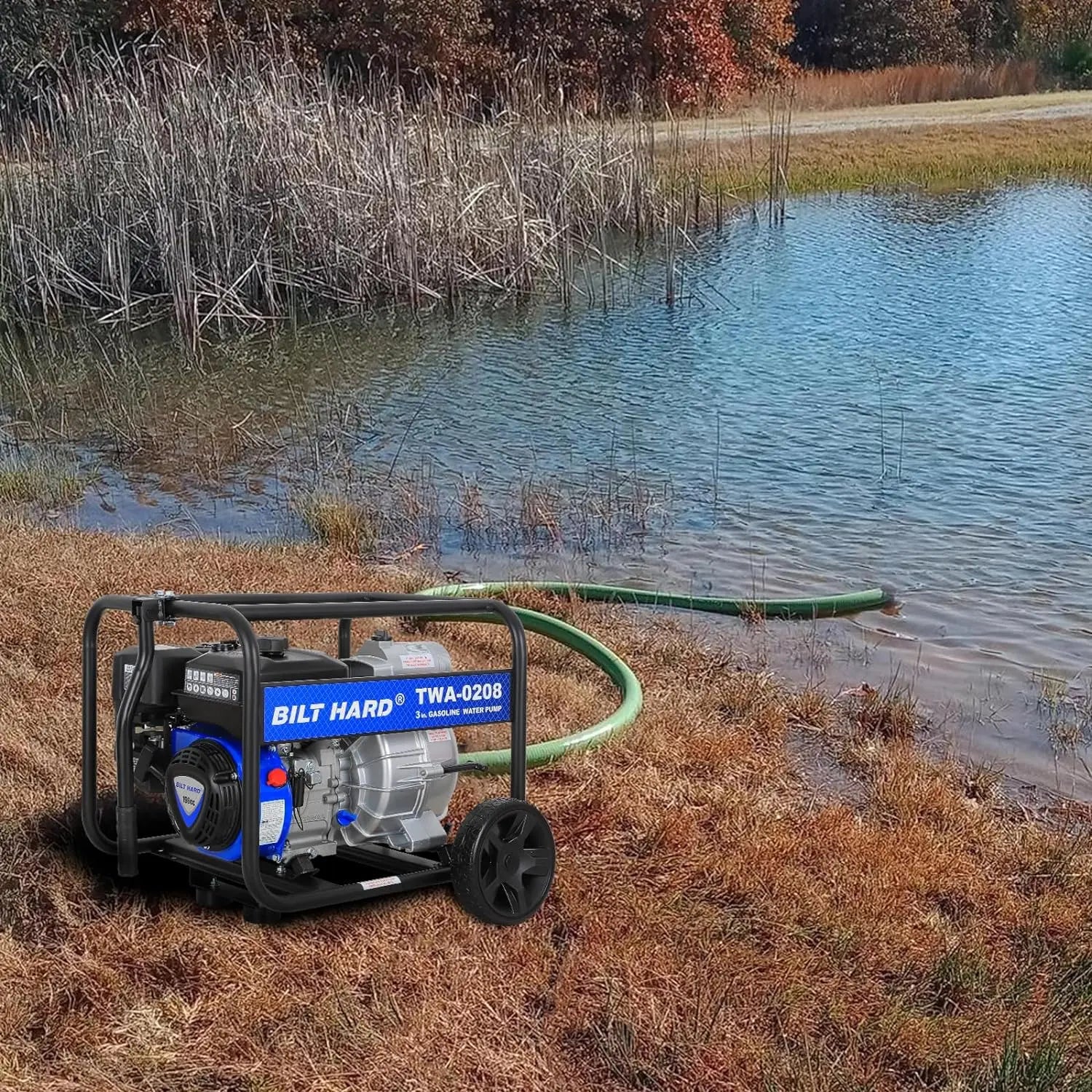 Water Pump | BILT HARD 3 inch 264 GPM 6.5HP Gas Powered Trash Pump