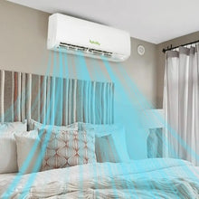 Load image into Gallery viewer, HYKOLITY Wifi Enabled 12,000 BTU Mini Split Air Conditioner &amp; Heater, 19 SEER2 115V Split AC Unit Ductless Inverter System with Heat Pump, Installation Kits - Cools Rooms up to 750 Sq.Ft 