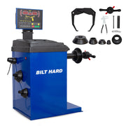 BILT HARD Advanced 110V Wheel Balancer, 10–24" Rims, Auto Measuring Arm, Laser Guide & ±1g Precision