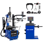 BILT HARD Advanced 110V Tire Changer & Wheel Balancer Combo with Assist Arm, Bead Blaster, Auto Measure & Laser Guide